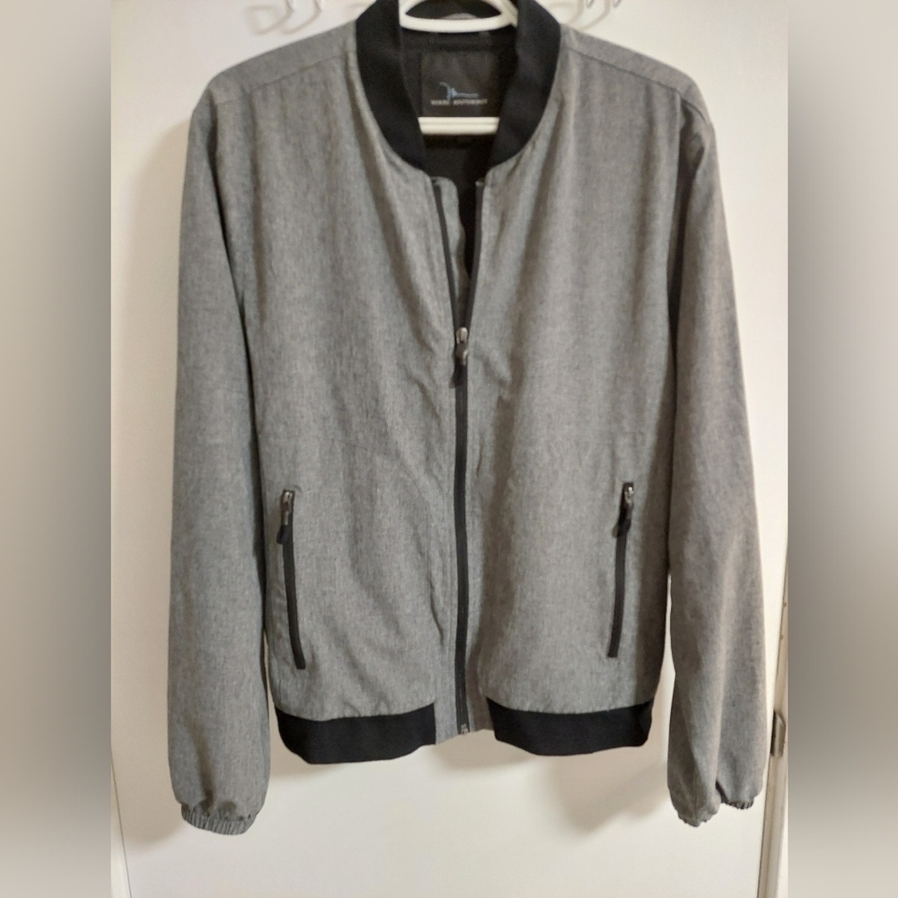 Marc Anthony Men's Gray Bomber Jacket